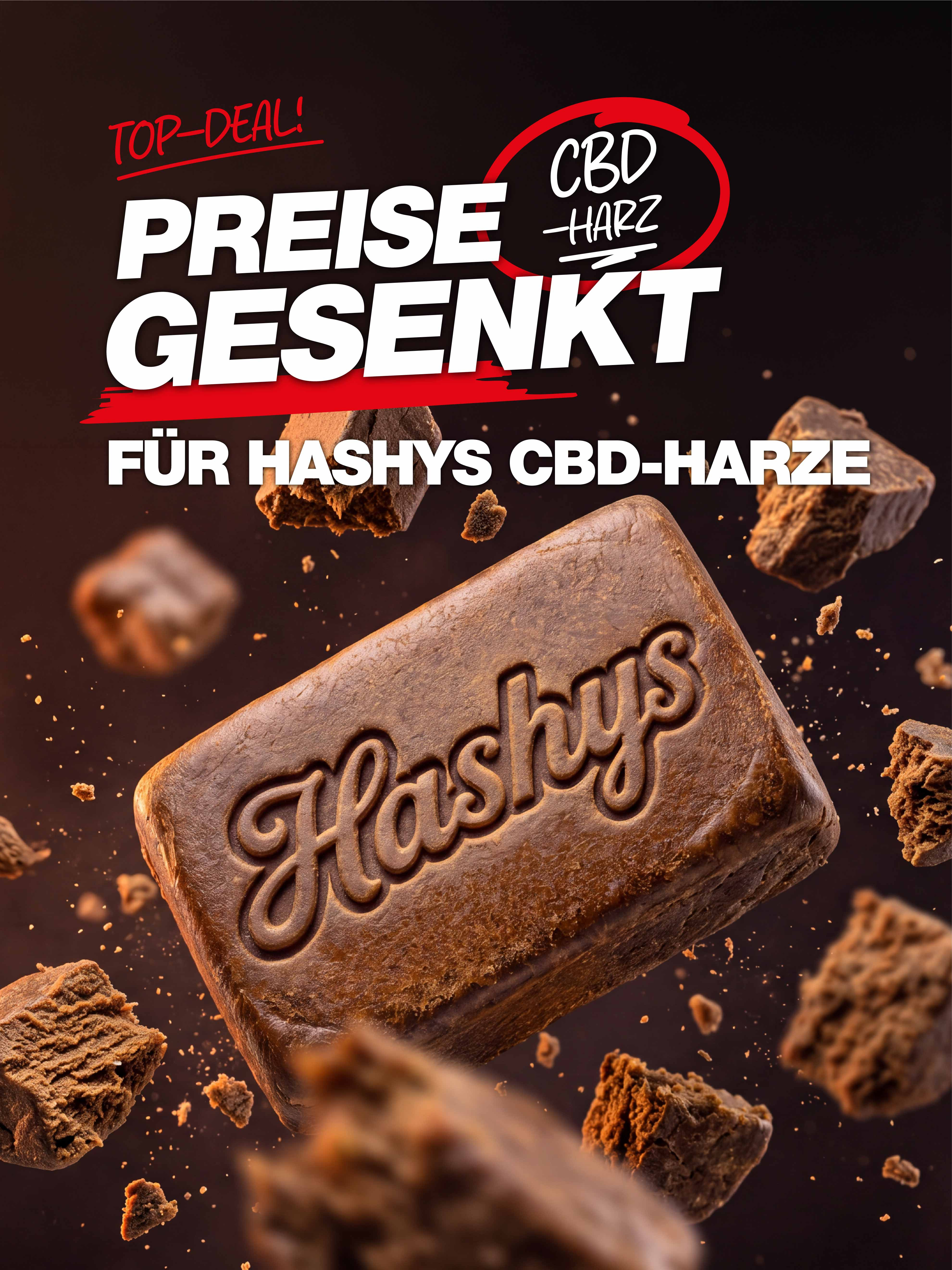 PREISE GESENKT BEI HASHYS — Das Schwierigste ist die Auswahl